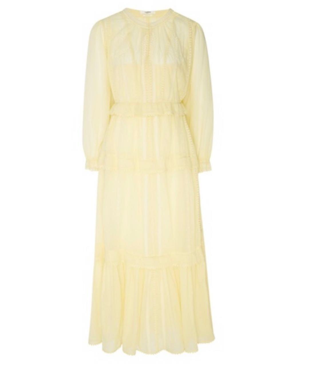 ISABEL MARANT ETOILE Желтое хлопковое платье, фото 1