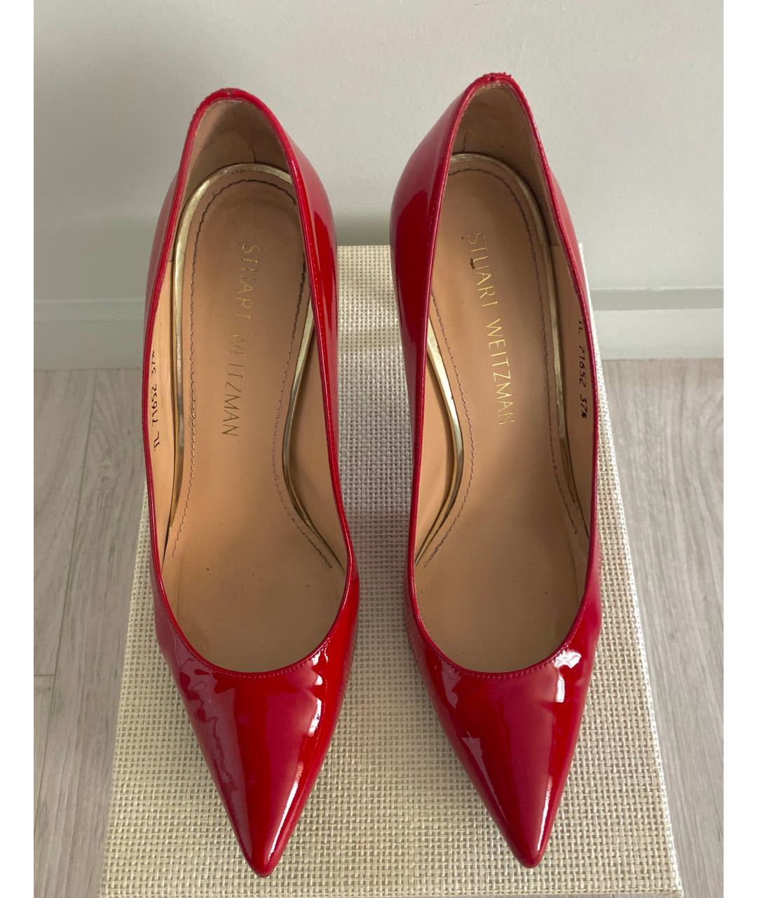 STUART WEITZMAN Красные туфли из лакированной кожи, фото 2