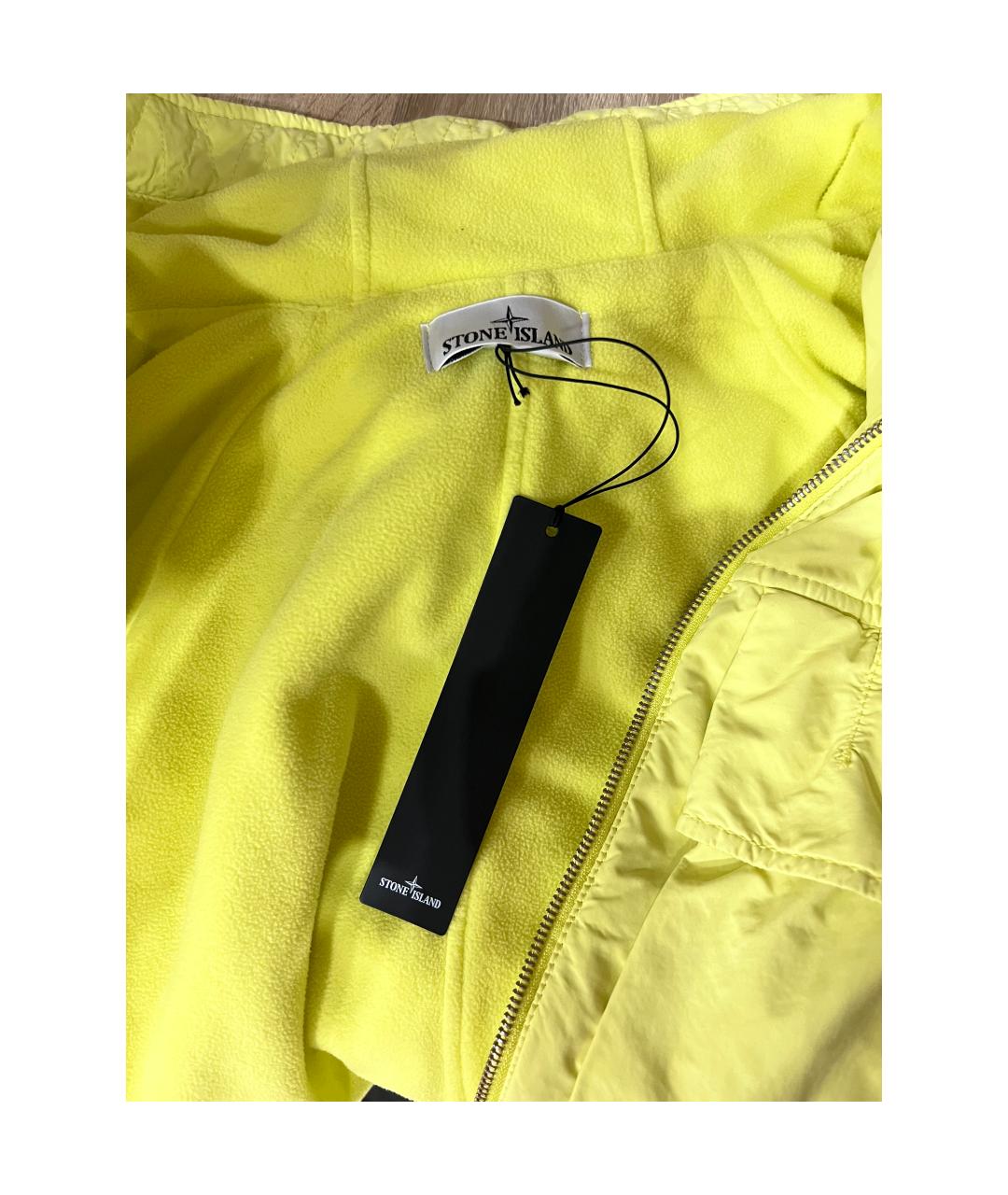 STONE ISLAND Желтая куртка, фото 4