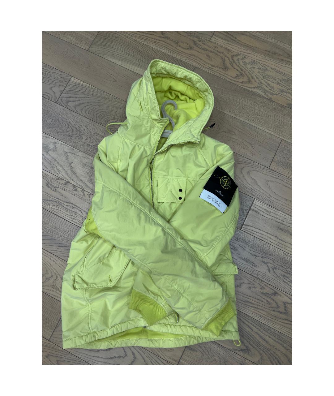 STONE ISLAND Желтая куртка, фото 5