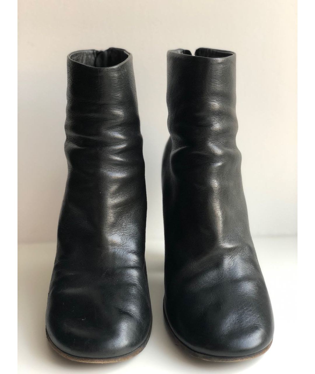 MARSELL Черные кожаные ботинки, фото 2
