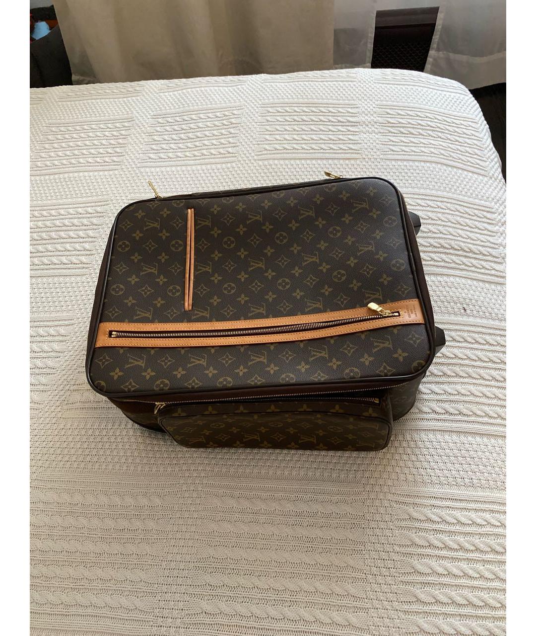 LOUIS VUITTON Кожаный чемодан, фото 3
