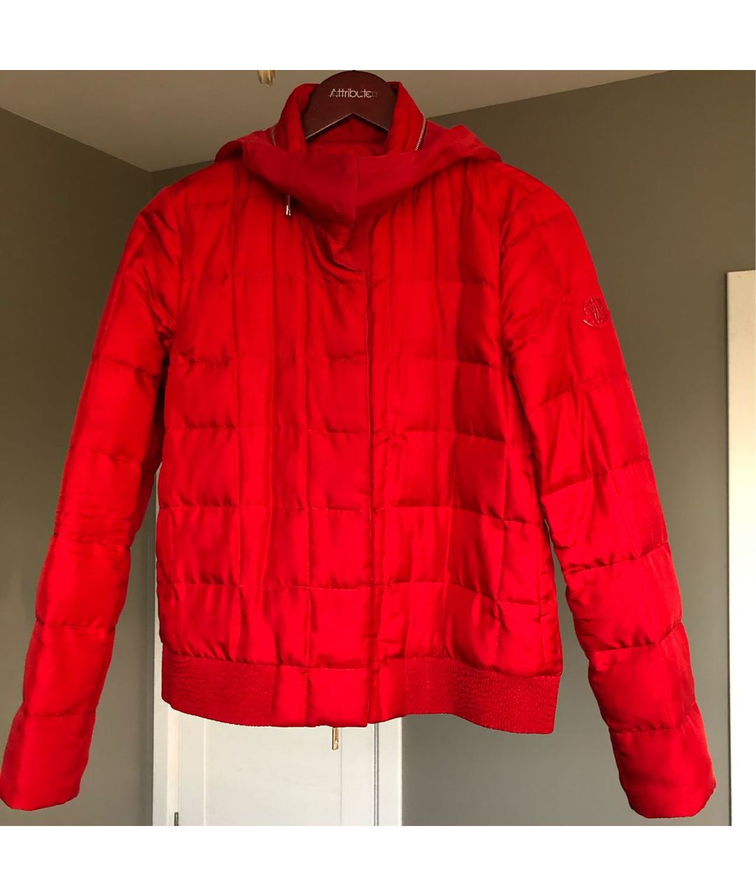 MONCLER Красная куртка, фото 4