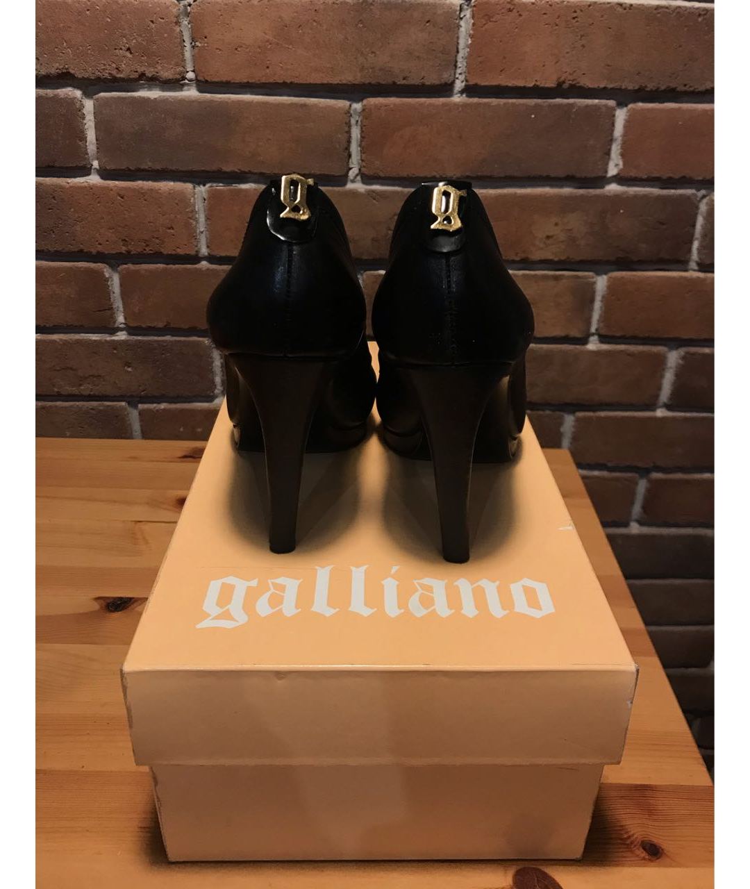 JOHN GALLIANO Черные кожаные туфли, фото 4