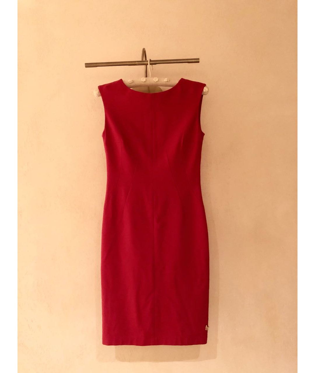 BLUGIRL Красное вискозное коктейльное платье, фото 6