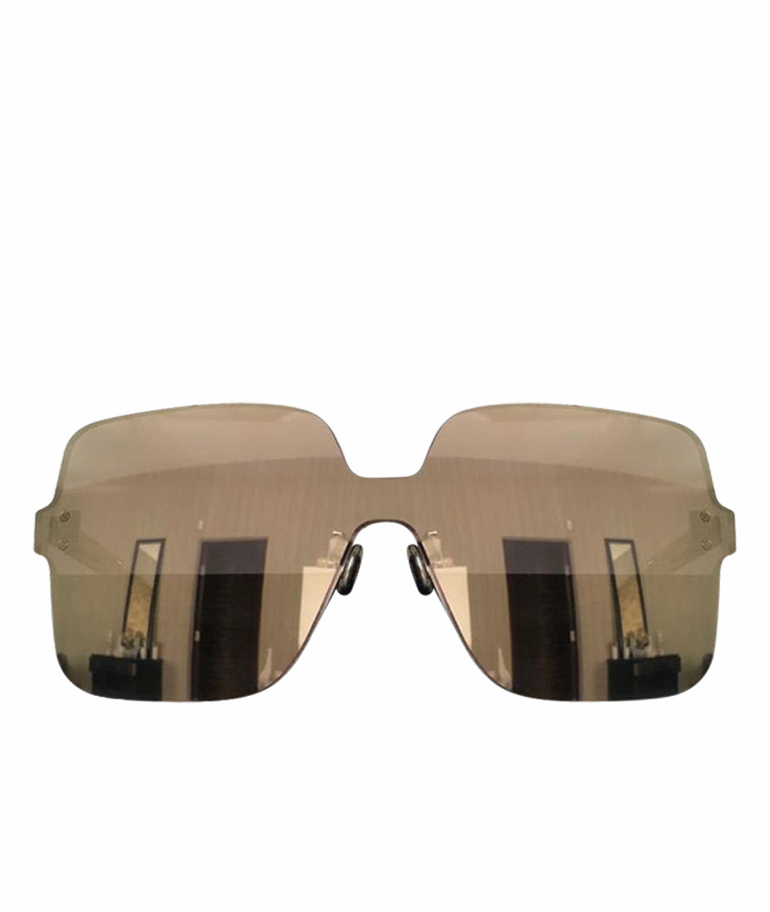 CHRISTIAN DIOR PRE-OWNED Золотые солнцезащитные очки, фото 1