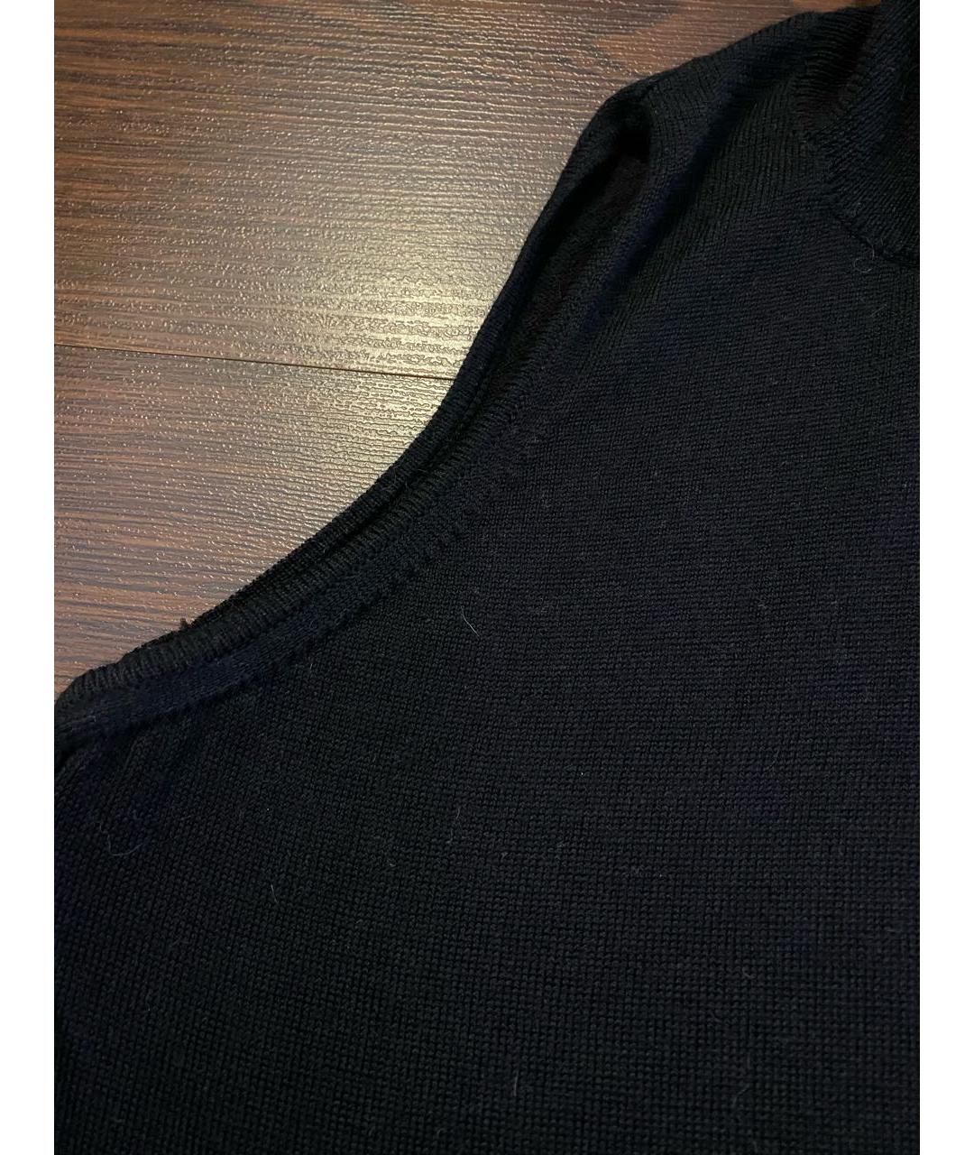 FABIANA FILIPPI Черный шерстяной джемпер / свитер, фото 2