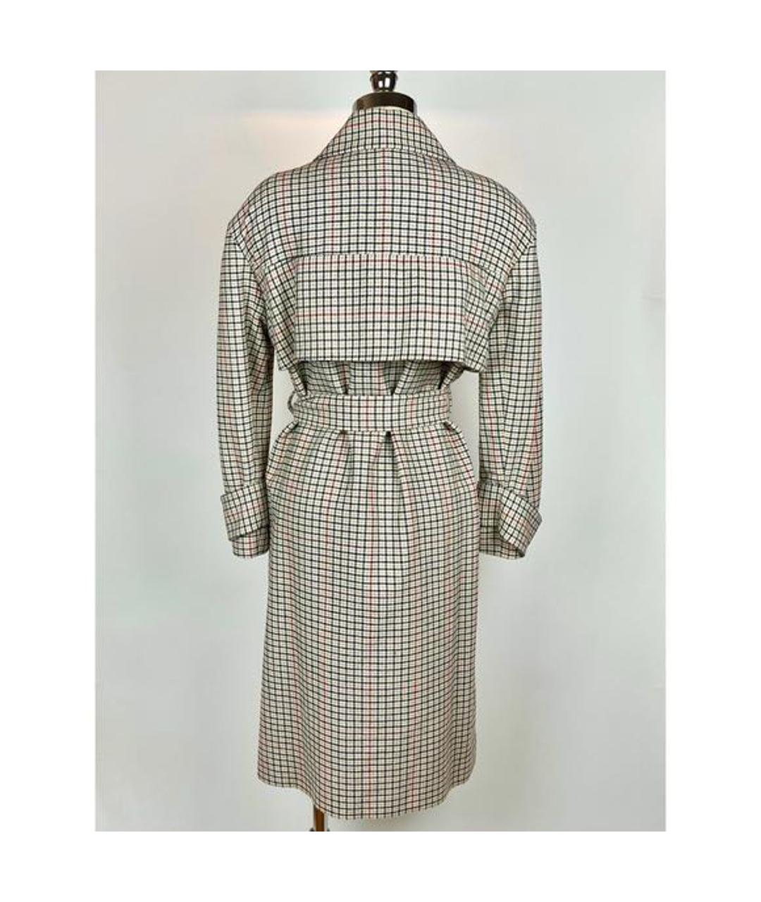 MAJE Бежевый шерстяной тренч/плащ, фото 2