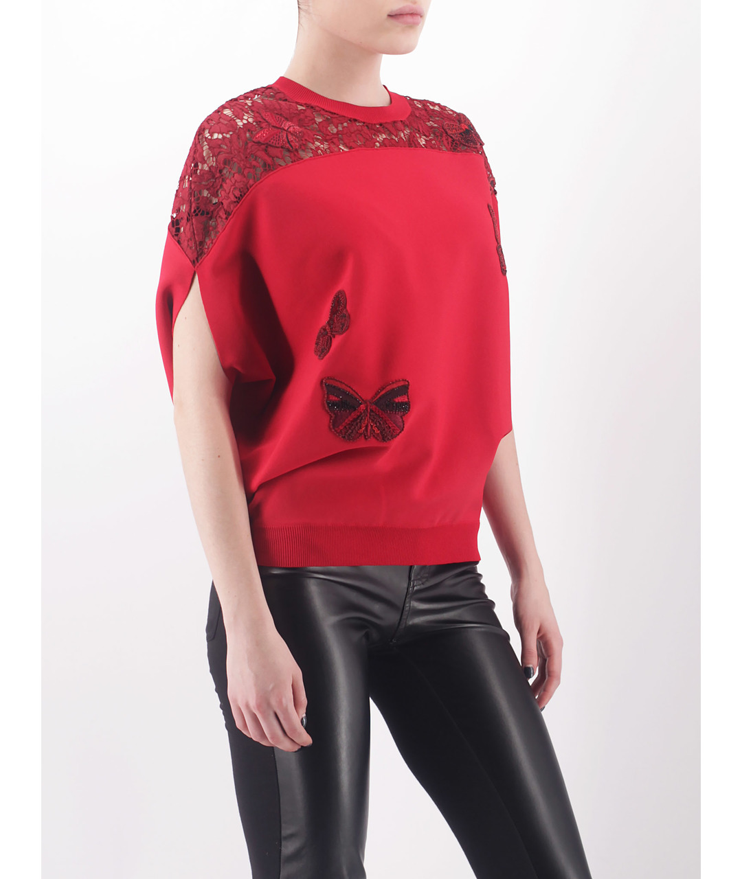 VALENTINO Красный джемпер / свитер, фото 2