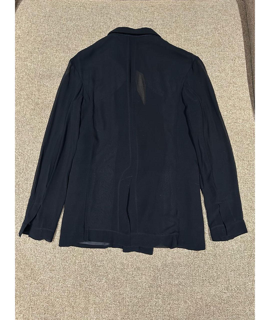 CELINE PRE-OWNED Темно-синий шелковый жакет/пиджак, фото 2
