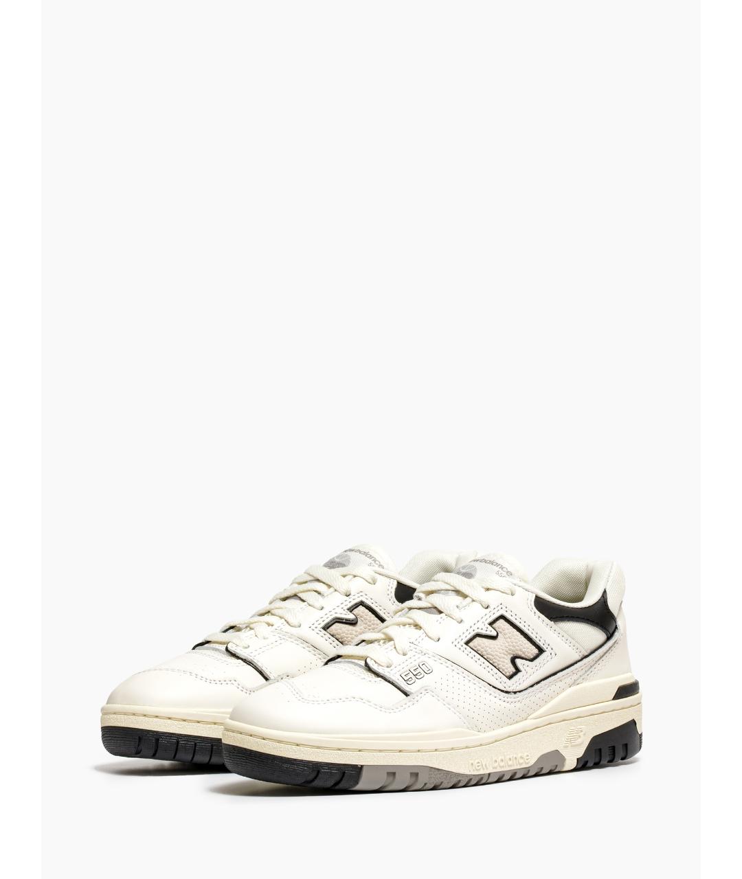 NEW BALANCE Белые кожаные кроссовки, фото 2