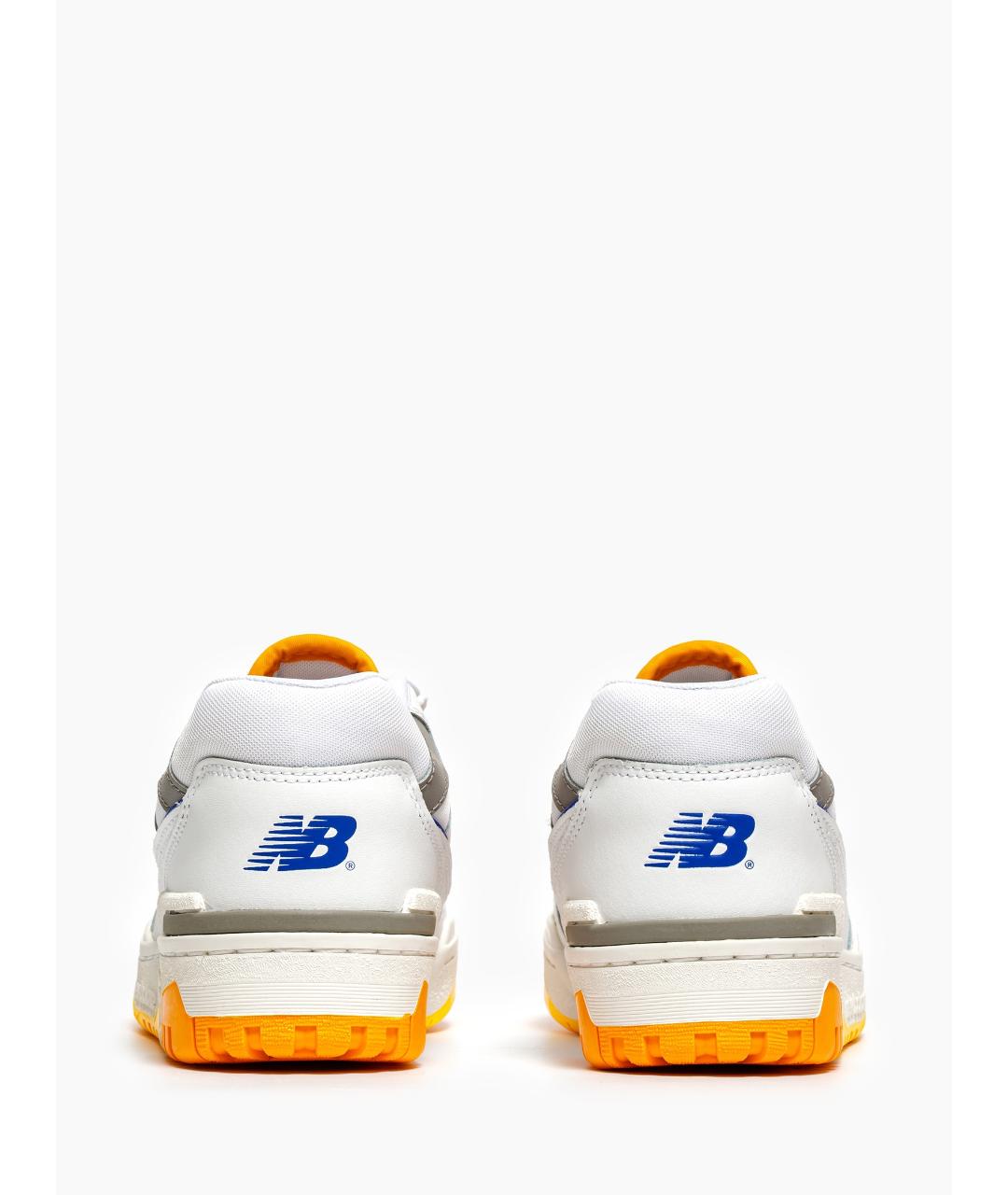 NEW BALANCE Оранжевое кожаные кроссовки, фото 5