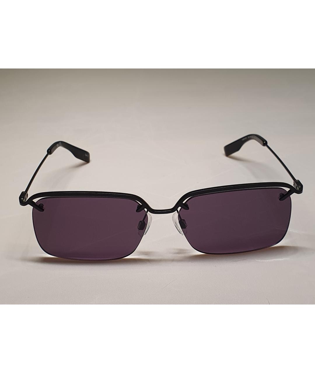MCQ ALEXANDER MCQUEEN Черные металлические солнцезащитные очки, фото 2