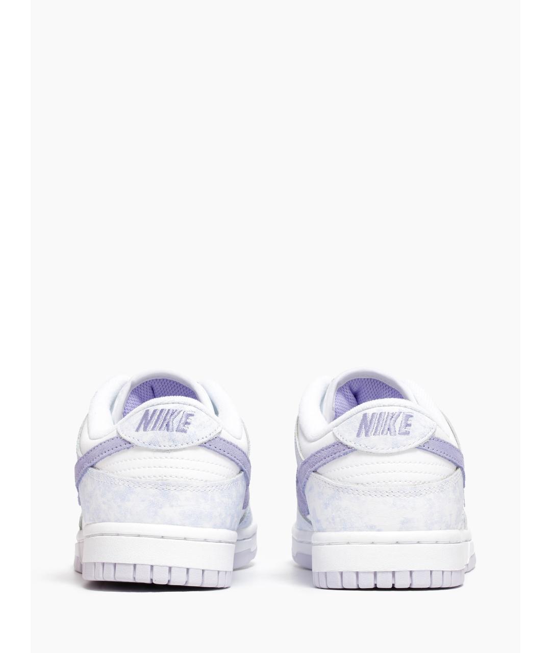 NIKE Фиолетовые кожаные кроссовки, фото 5