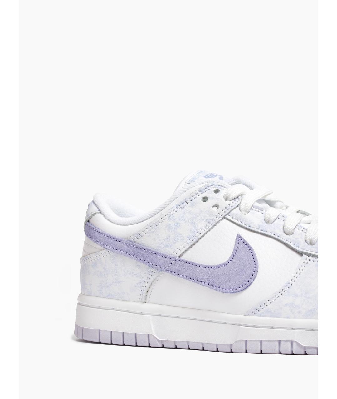 NIKE Фиолетовые кожаные кроссовки, фото 4