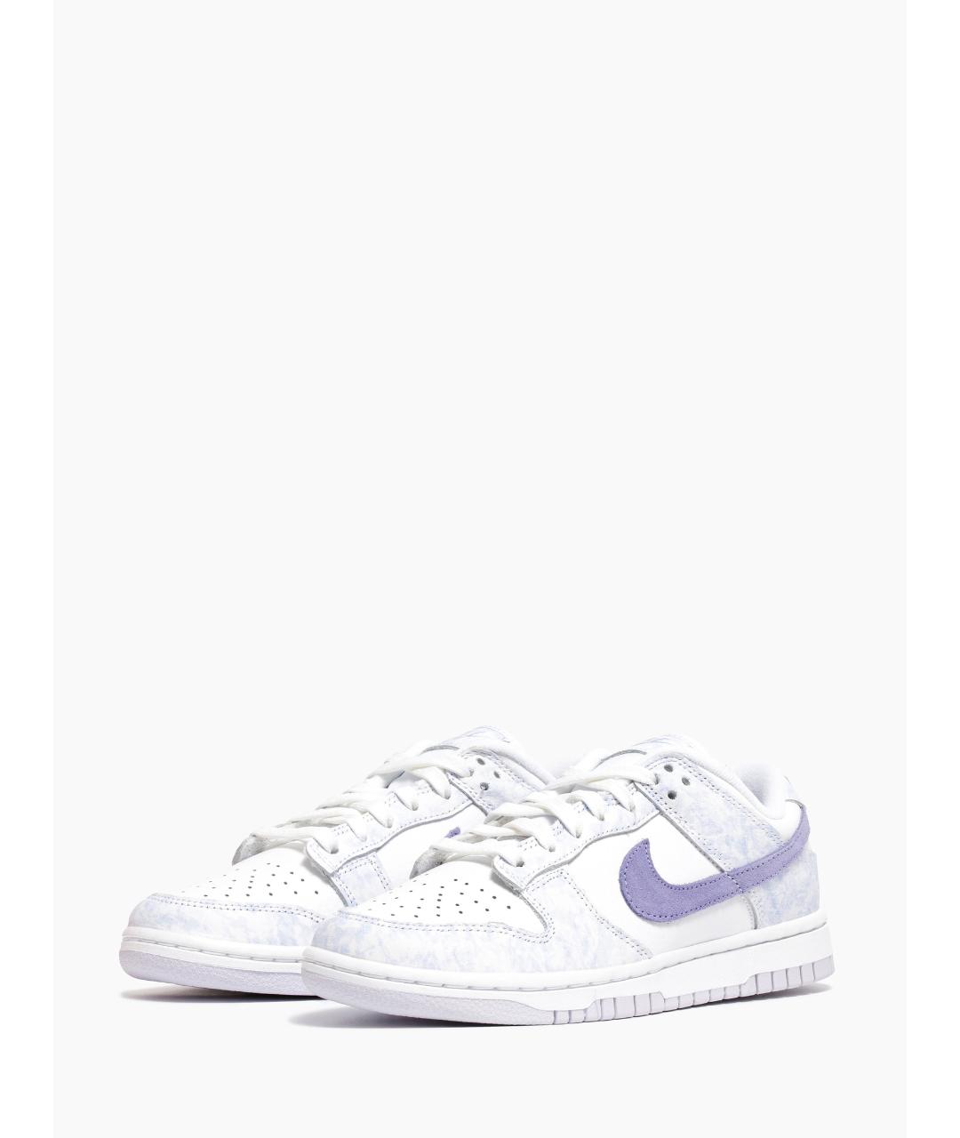 NIKE Фиолетовые кожаные кроссовки, фото 2