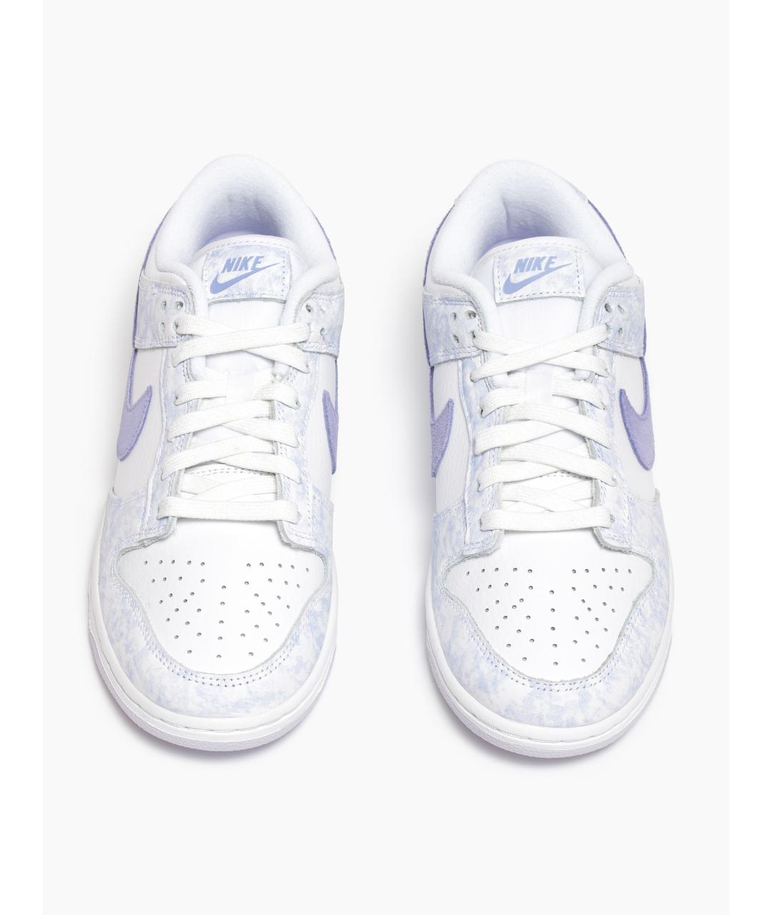 NIKE Фиолетовые кожаные кроссовки, фото 3
