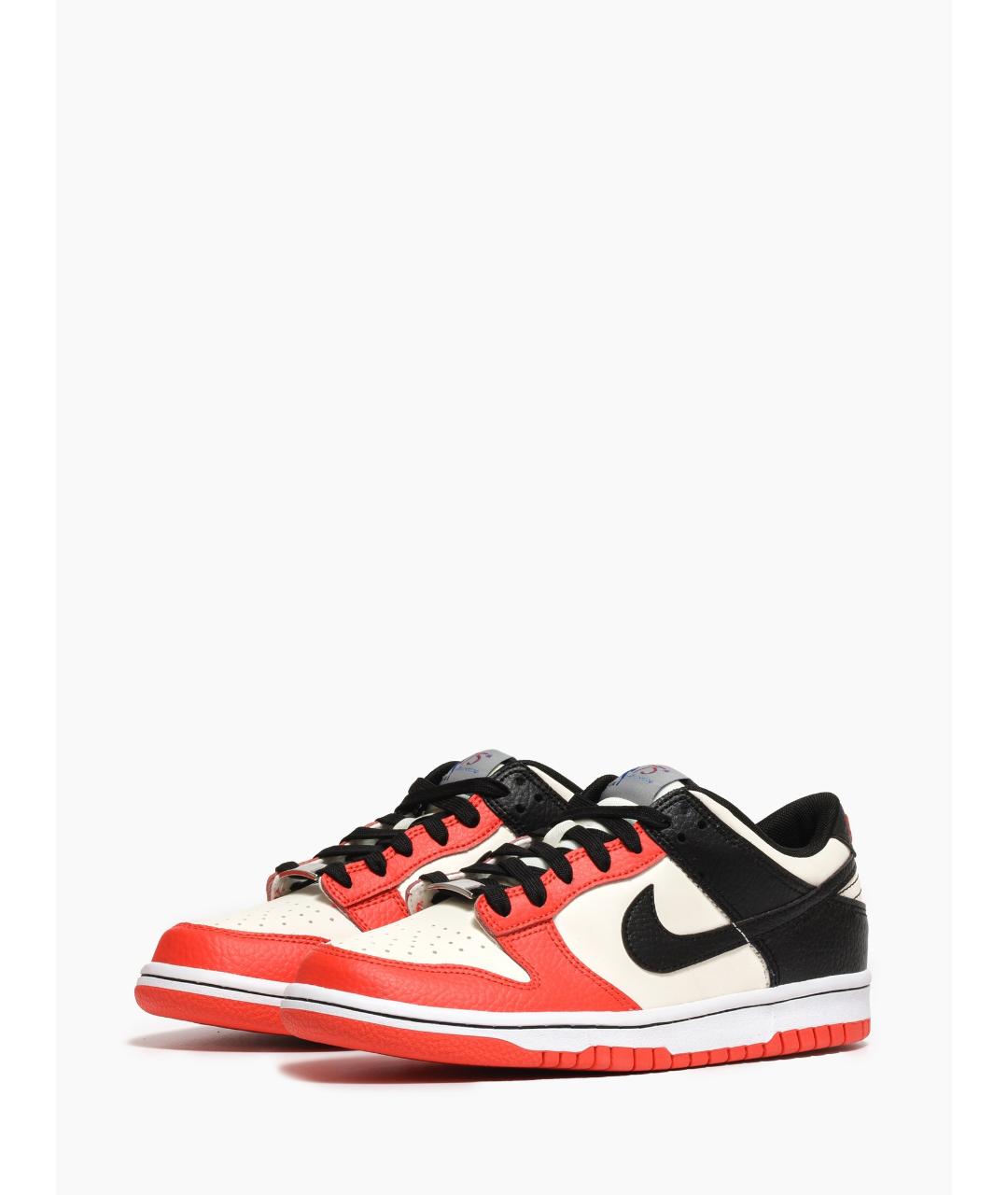 NIKE Красные кожаные кроссовки, фото 2