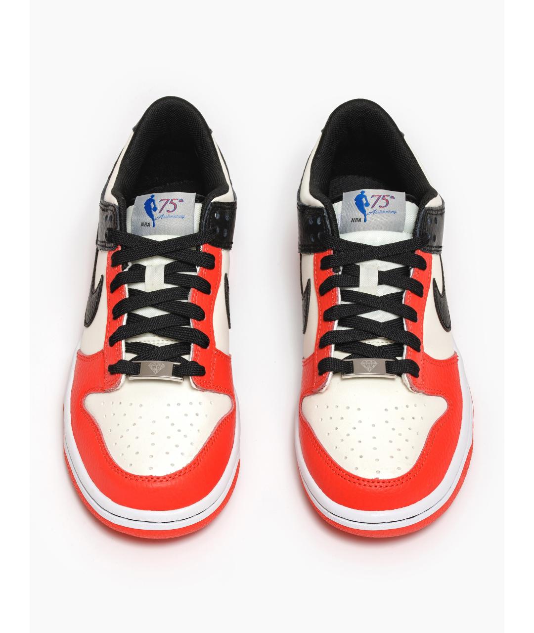 NIKE Красные кожаные кроссовки, фото 3
