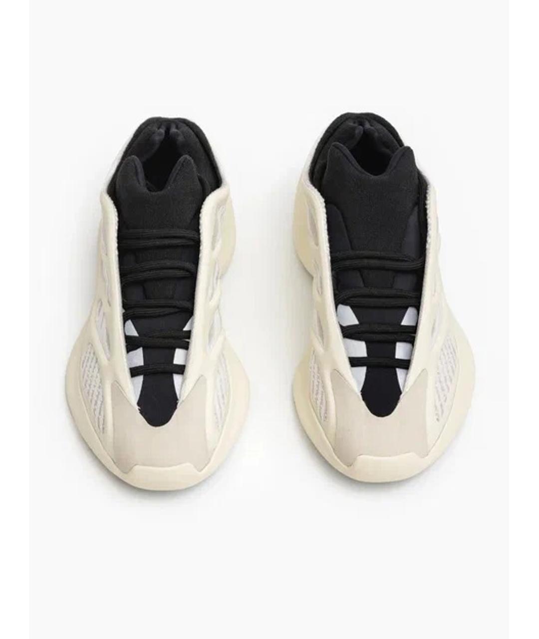 ADIDAS YEEZY Белые текстильные кроссовки, фото 3