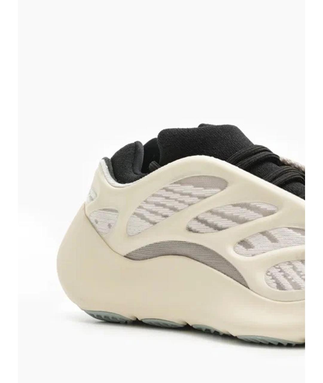 ADIDAS YEEZY Белые текстильные кроссовки, фото 4