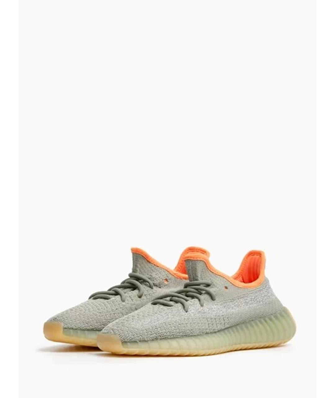 ADIDAS YEEZY Серые текстильные кроссовки, фото 2