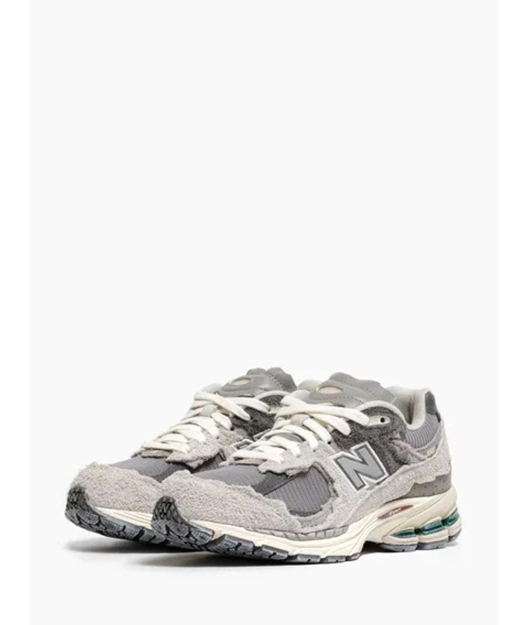 NEW BALANCE Серые замшевые кроссовки, фото 2