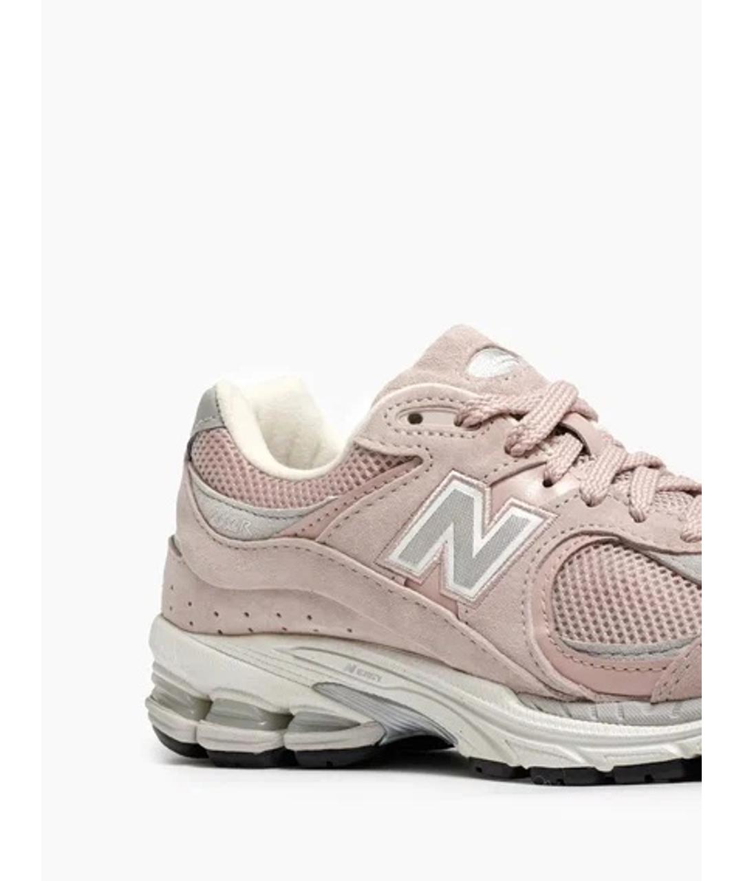 NEW BALANCE Розовые замшевые кроссовки, фото 4