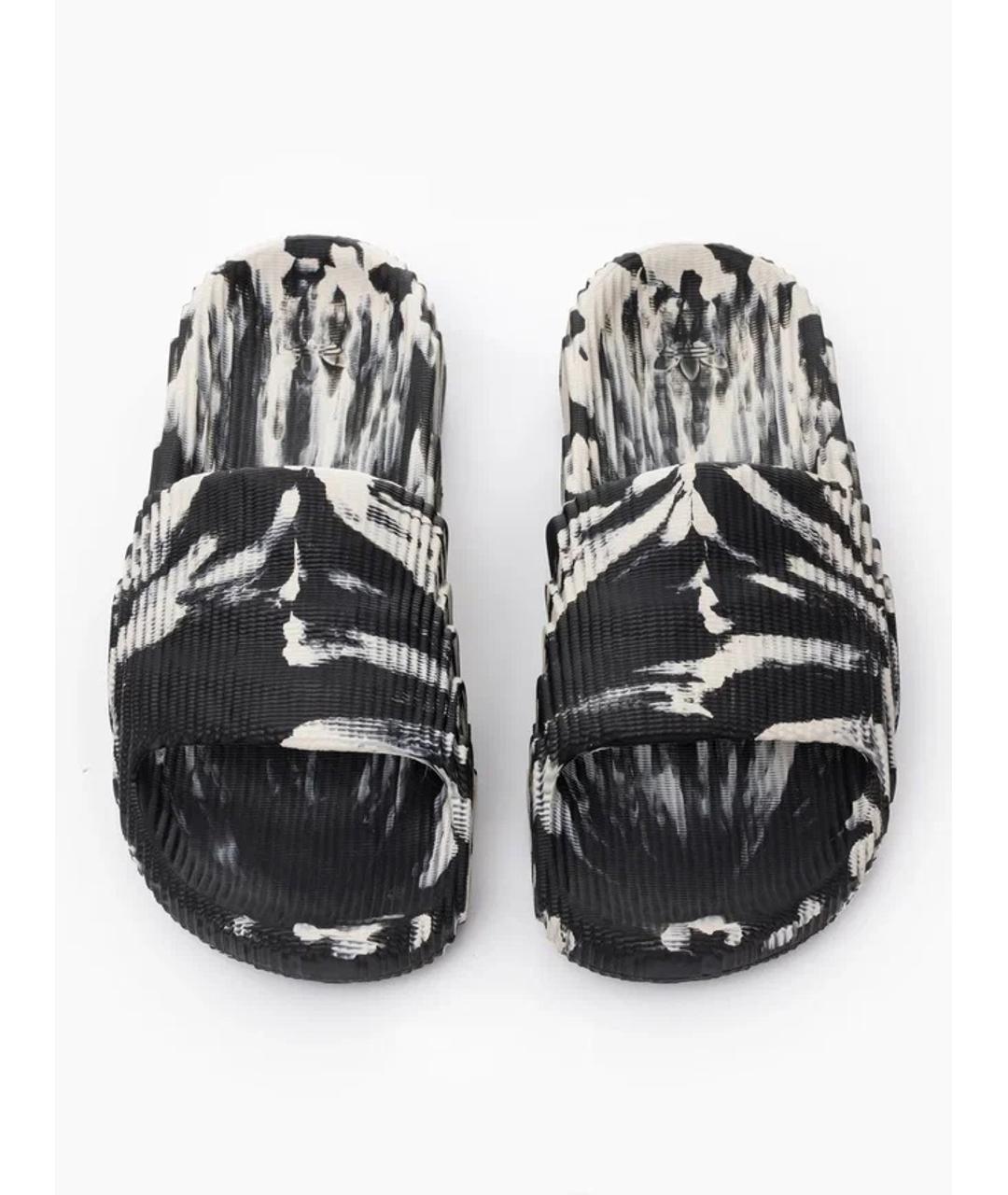 ADIDAS YEEZY Черные резиновые шлепанцы, фото 3