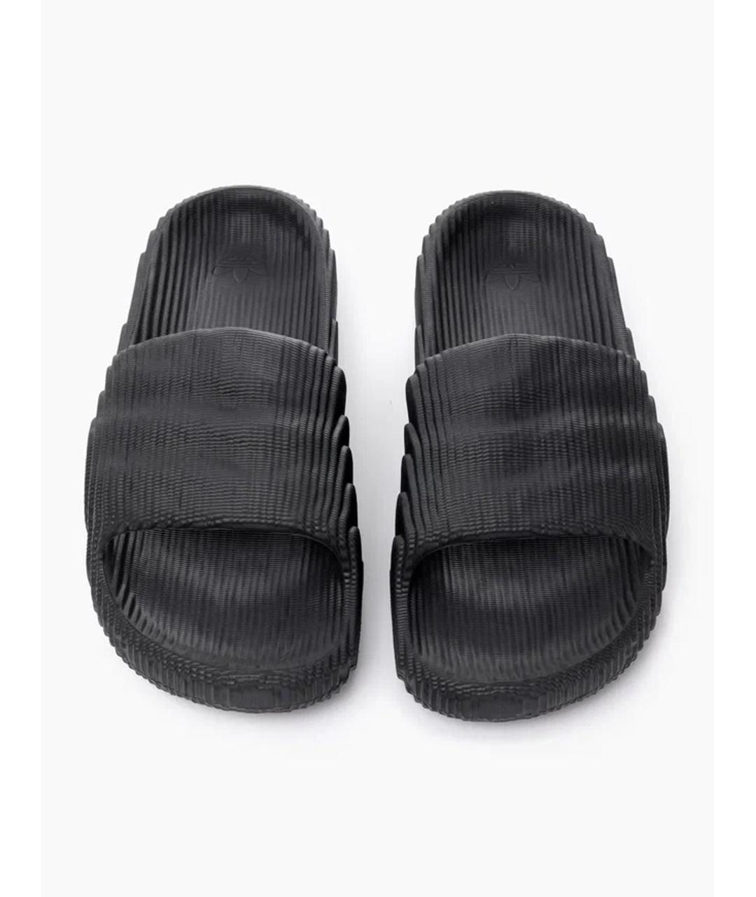 ADIDAS YEEZY Черные резиновые шлепанцы, фото 3