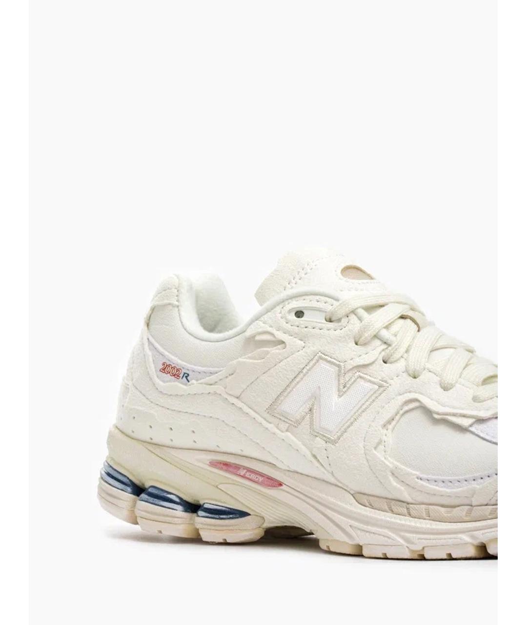 NEW BALANCE Белые замшевые кроссовки, фото 4