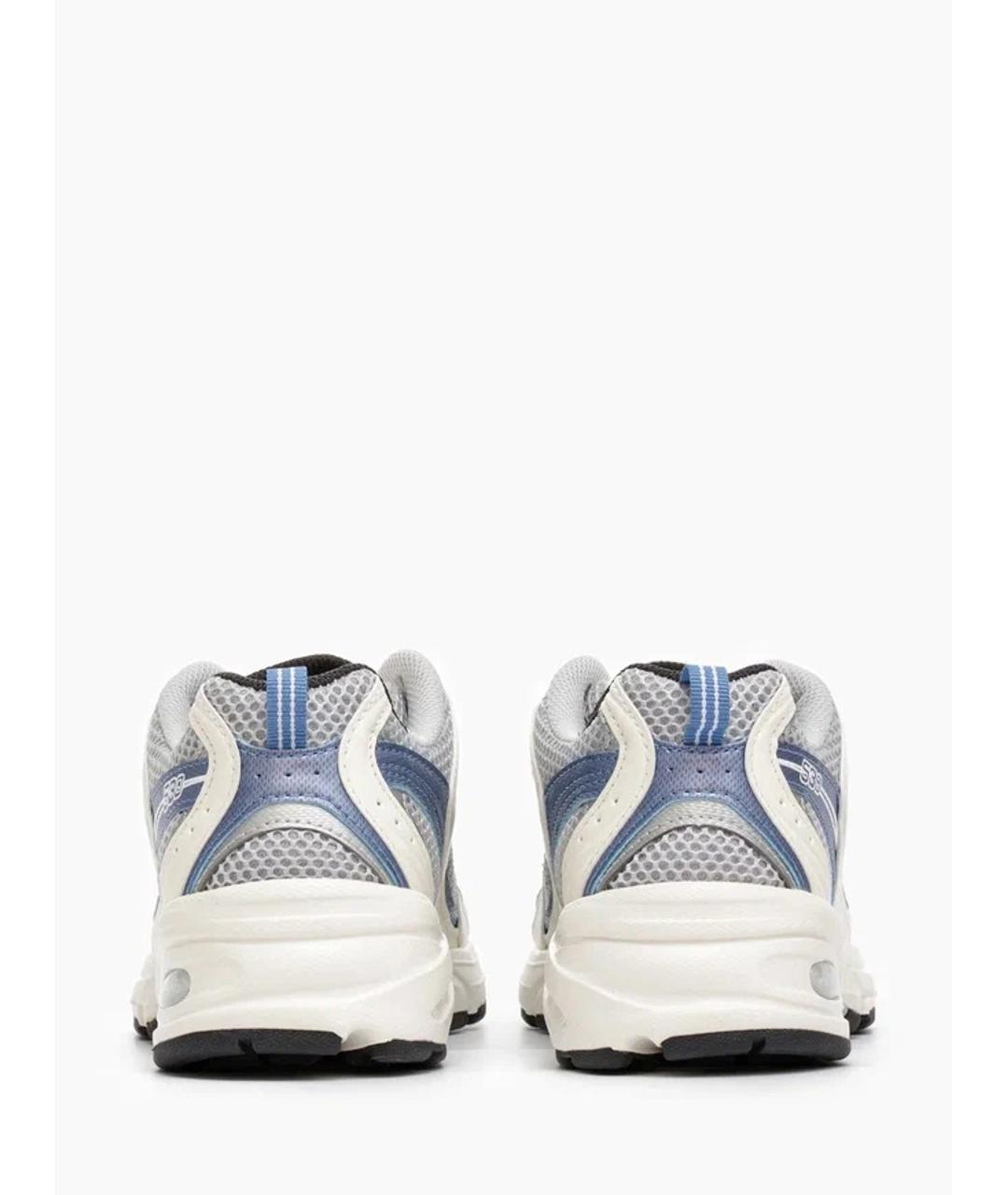 NEW BALANCE Серые кожаные кроссовки, фото 5