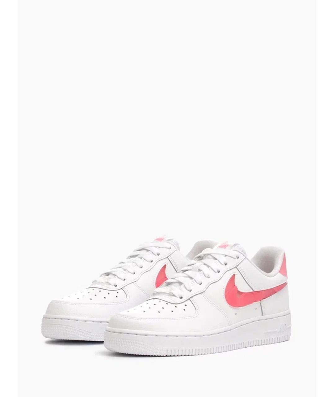 NIKE Белые кожаные кроссовки, фото 2