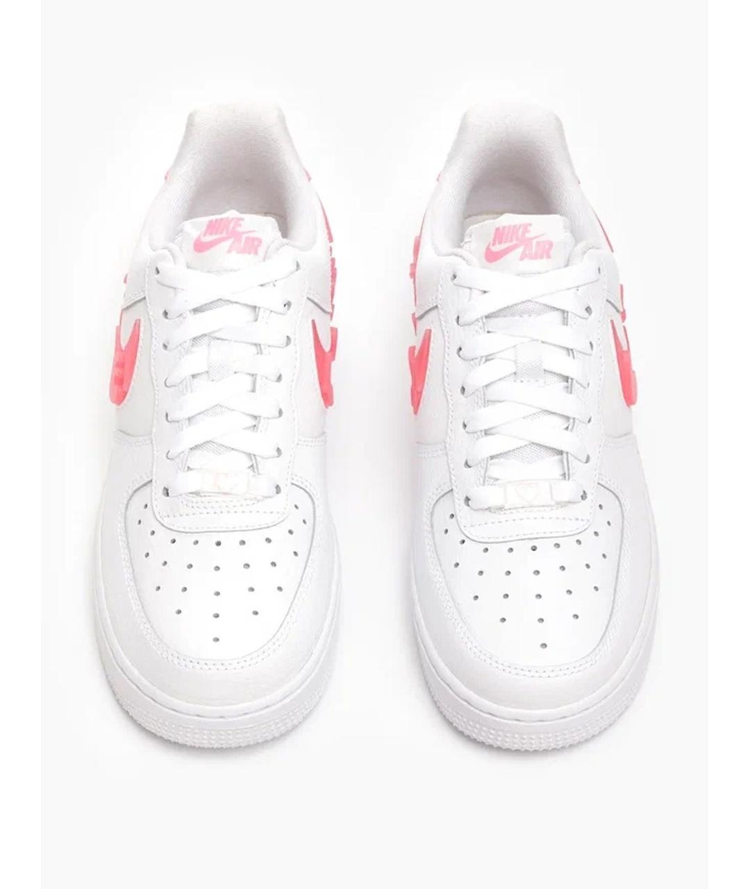 NIKE Белые кожаные кроссовки, фото 3