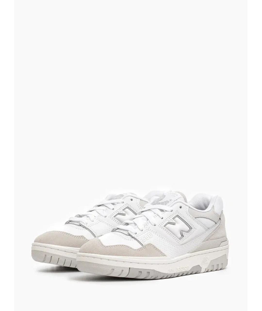 NEW BALANCE Бежевые кожаные кроссовки, фото 2