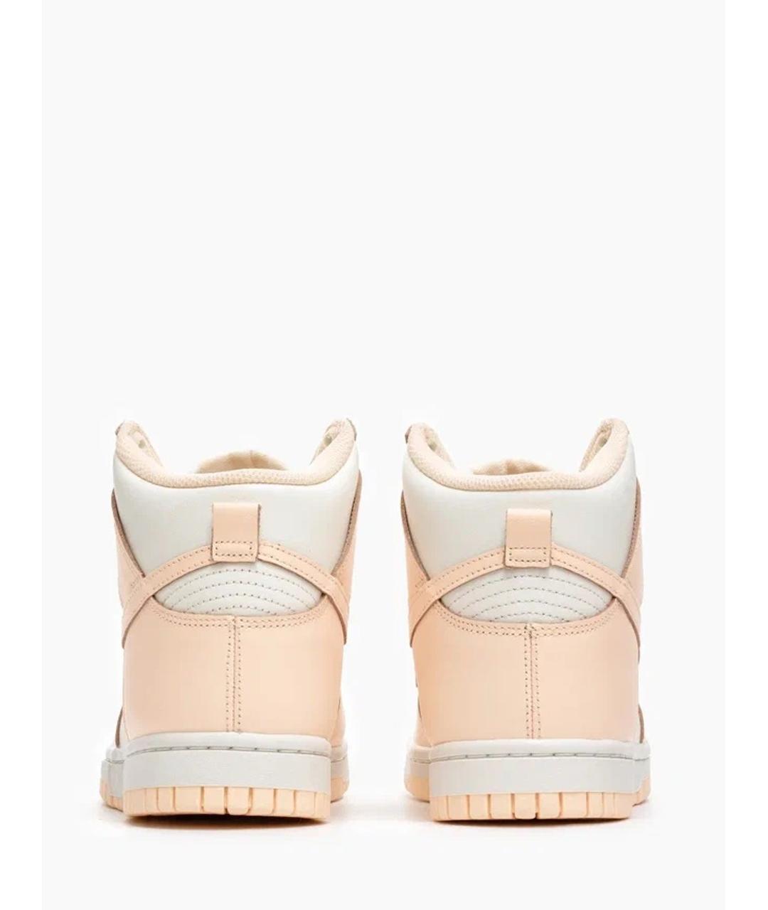 NIKE Розовые кожаные кроссовки, фото 5