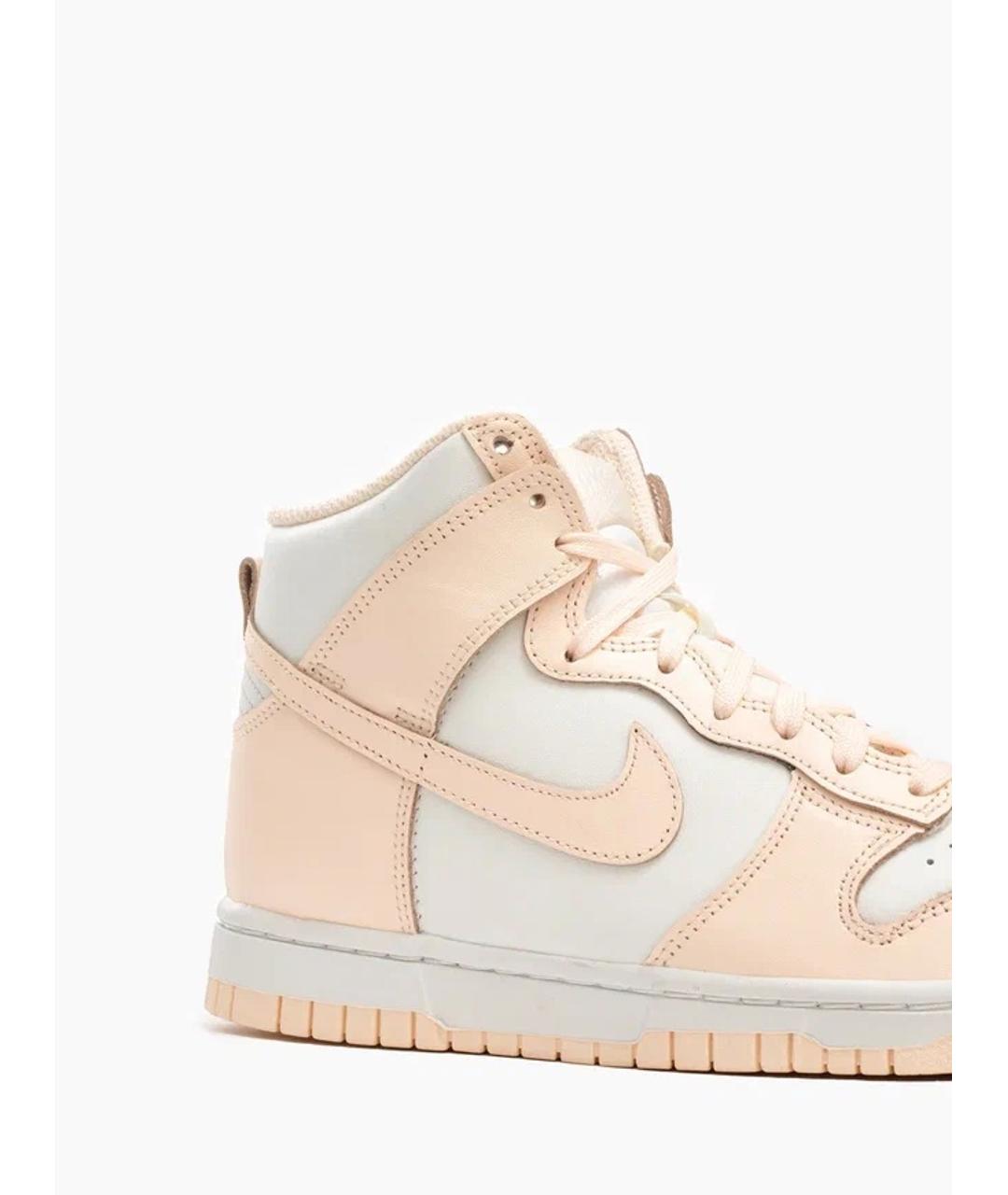 NIKE Розовые кожаные кроссовки, фото 4