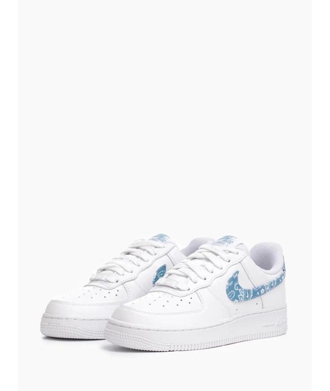 NIKE Белые кожаные кроссовки, фото 2