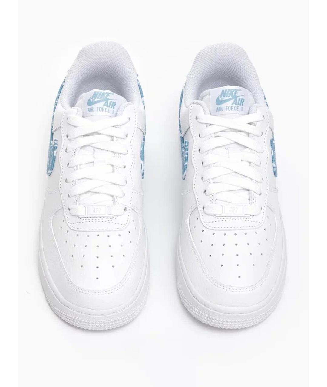 NIKE Белые кожаные кроссовки, фото 3