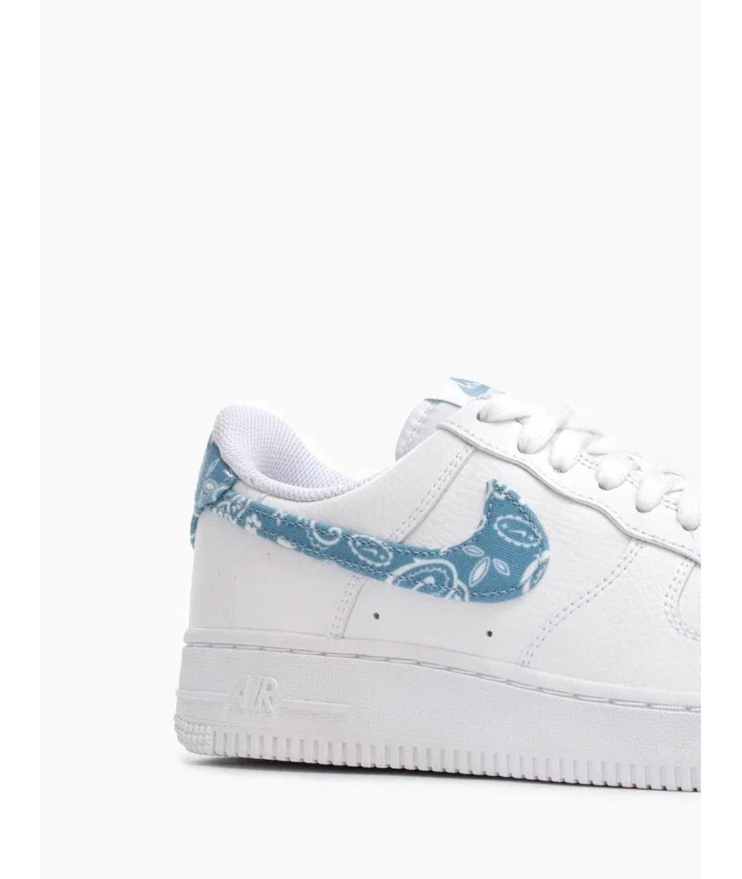 NIKE Белые кожаные кроссовки, фото 4