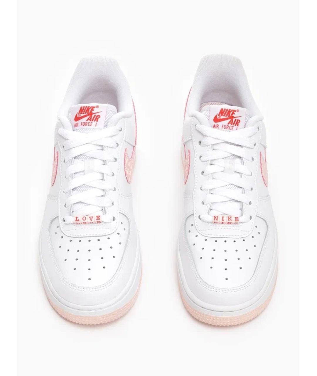 NIKE Белые кожаные кроссовки, фото 3