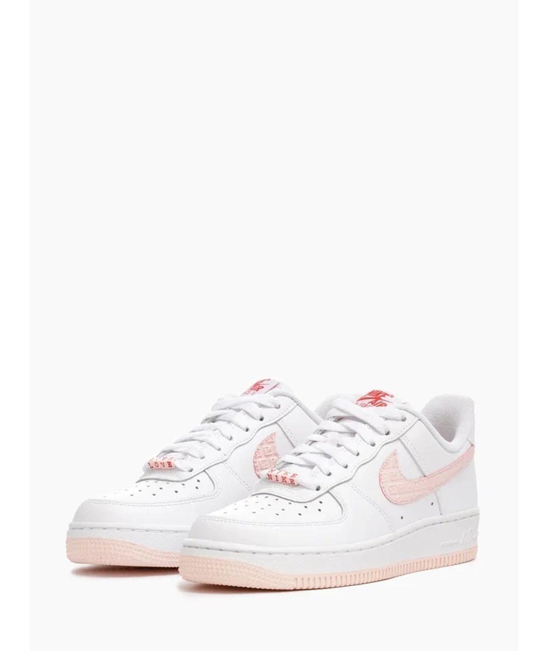 NIKE Белые кожаные кроссовки, фото 2
