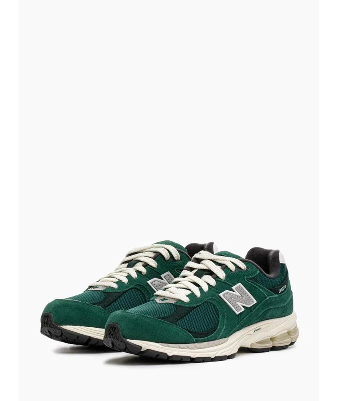 NEW BALANCE Зеленые замшевые кроссовки, фото 2