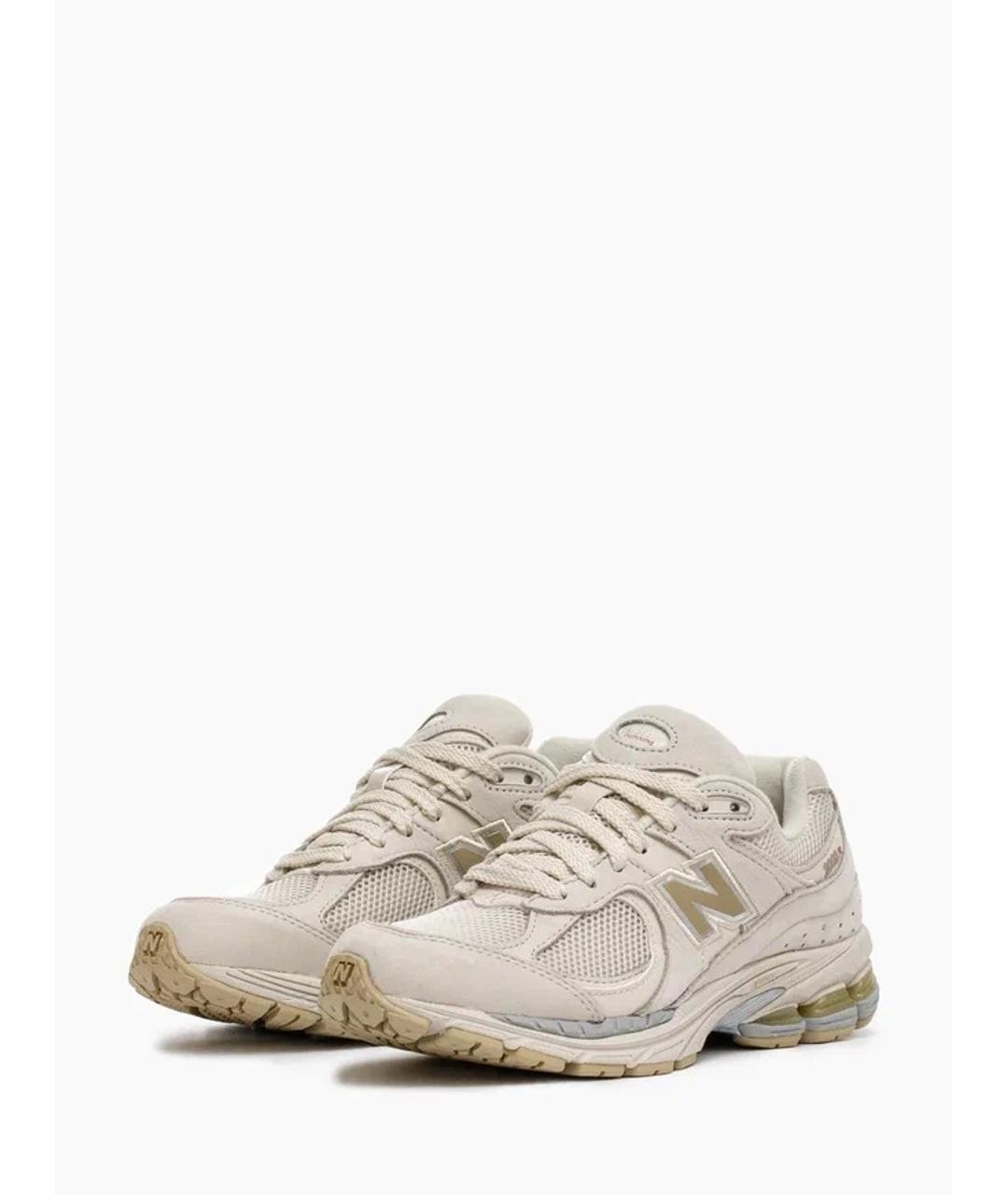 NEW BALANCE Бежевые замшевые кроссовки, фото 2