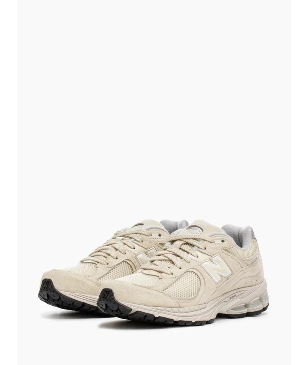 NEW BALANCE Бежевые замшевые кроссовки, фото 2