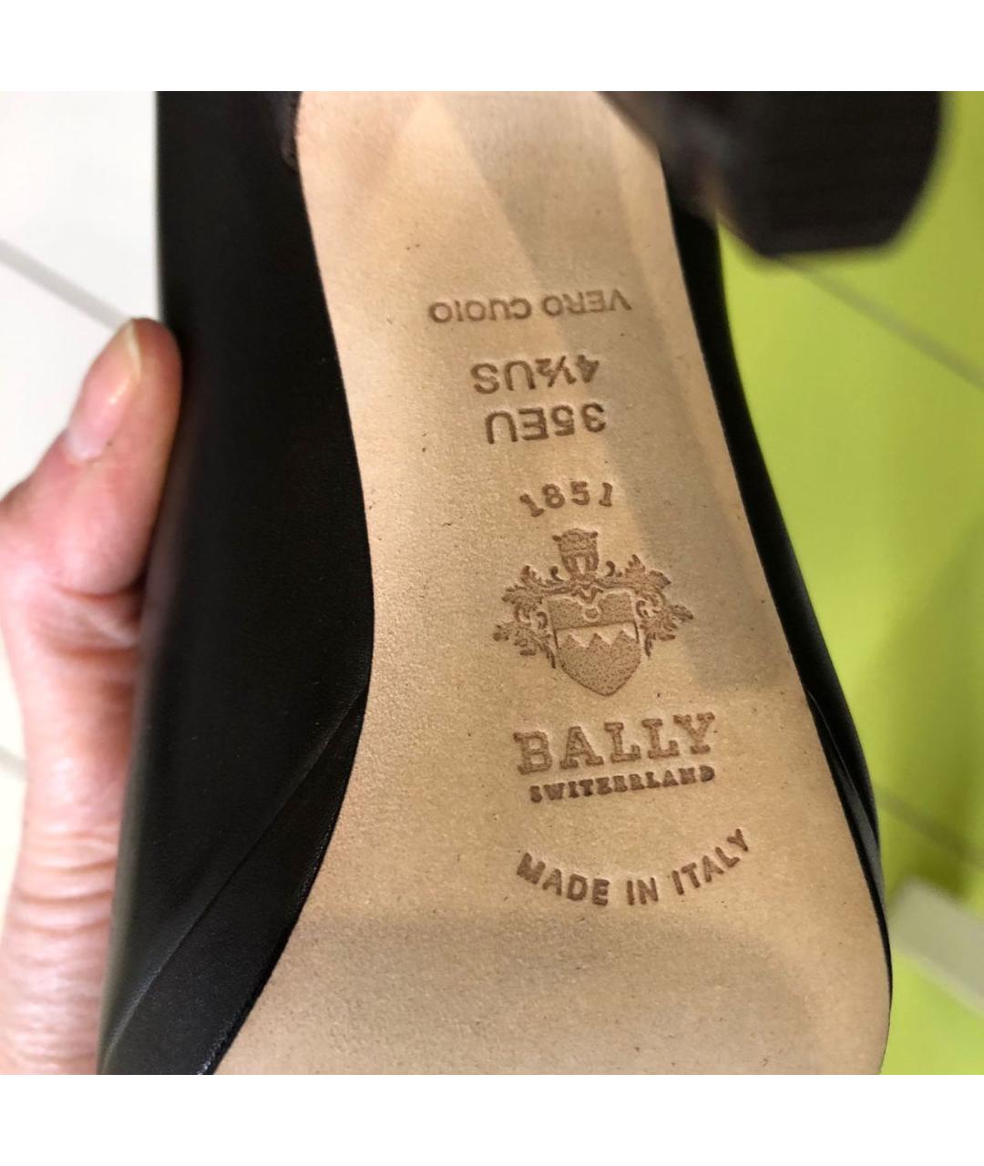 BALLY Коричневые кожаные ботильоны, фото 3
