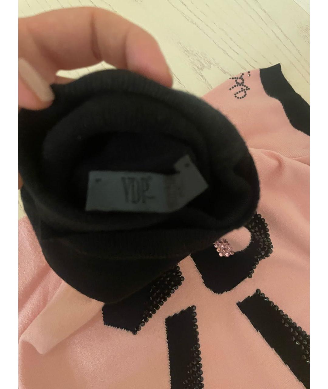 VDP Розовый хлопковый джемпер / свитер, фото 3