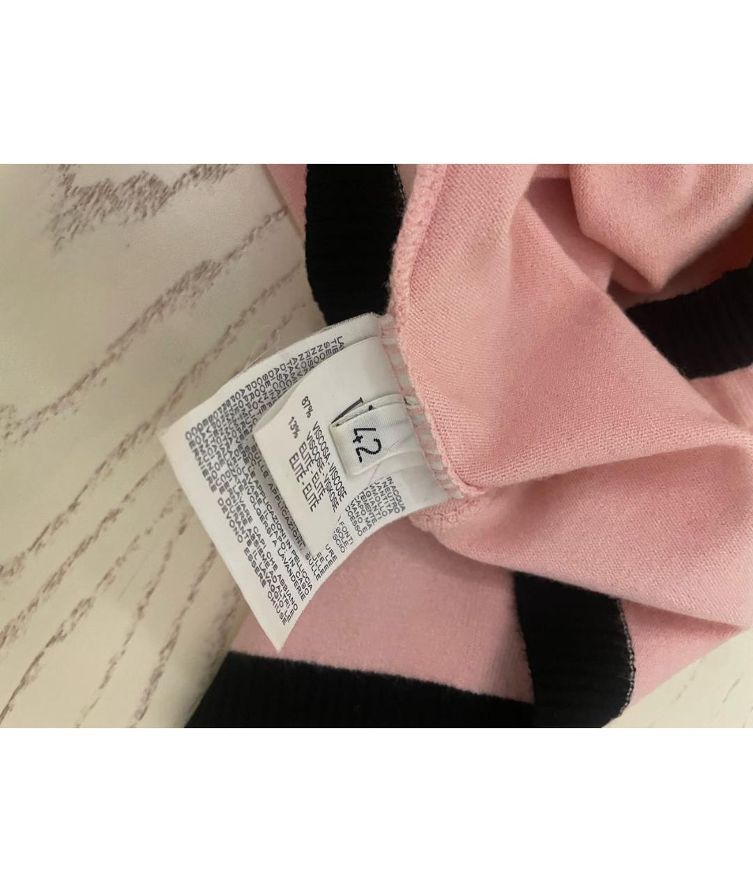 VDP Розовый хлопковый джемпер / свитер, фото 5
