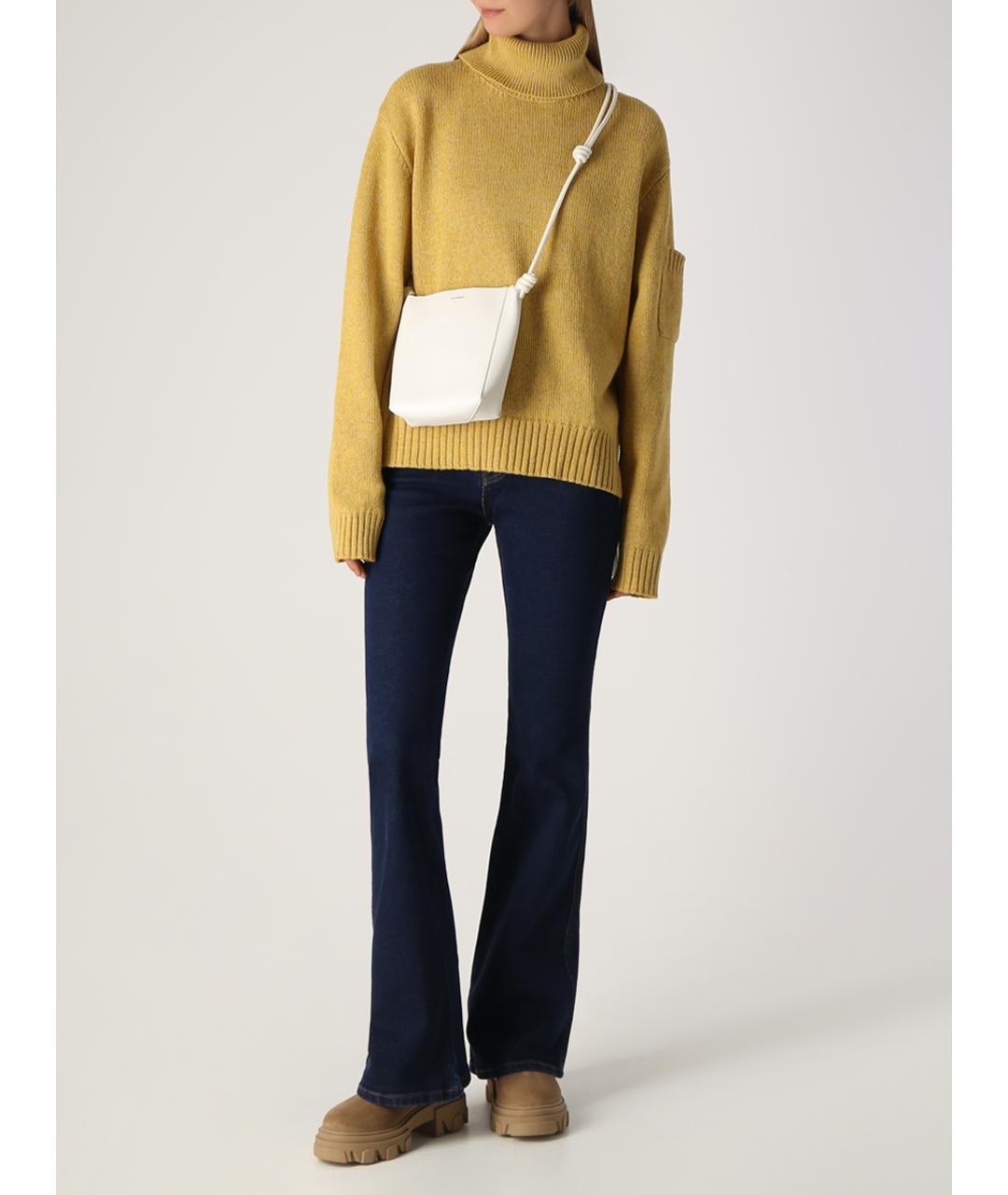 JIL SANDER Желтый джемпер / свитер, фото 2