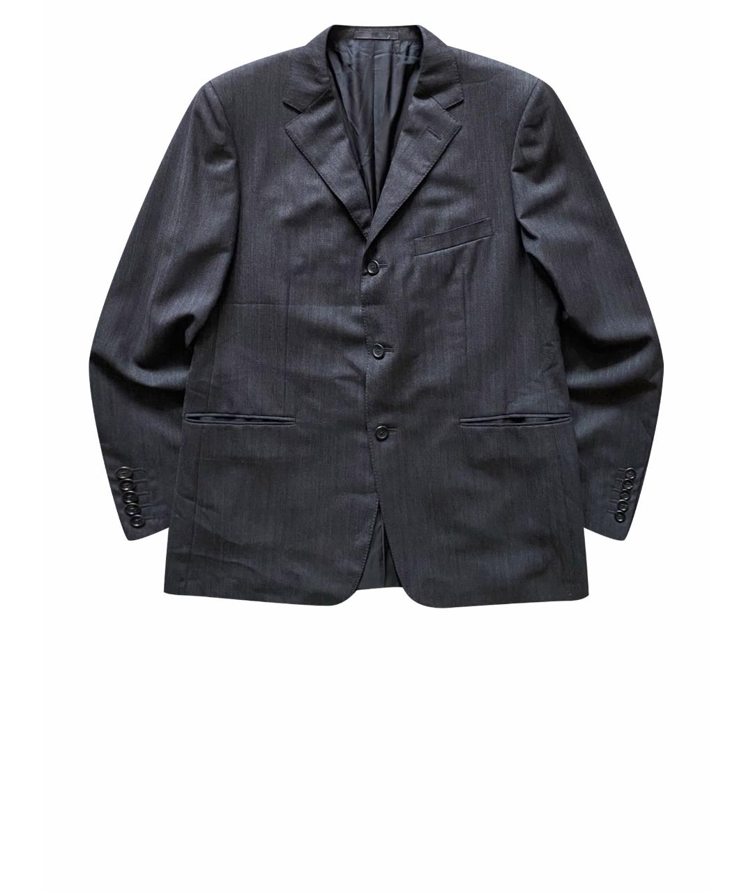 GUCCI Черный полиэстеровый пиджак, фото 1